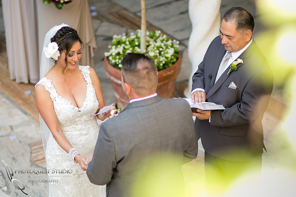 Bride reading her vow by Temecula Wedding Photographer
