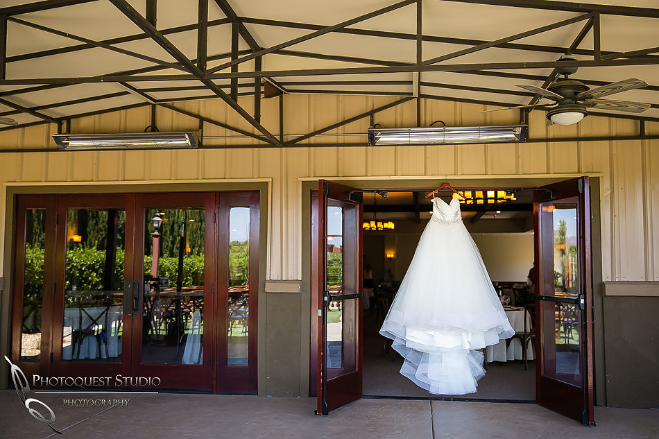 Beautiful wedding dress by Temecula Wedding Photographer