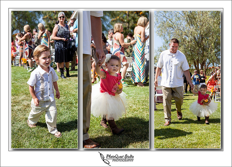 Beautiful Toddlers at DIY Backyard wedding in Escondido, San Diego by Temecula Wedding Photographer of PhotoQuest Studio | Photography - Locate in Menifee and serving both N&S California