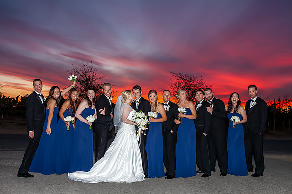 orange county temecula winery sunset wedding photographer
