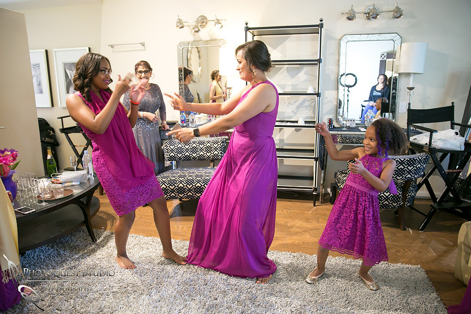 Dance practice before the wedding