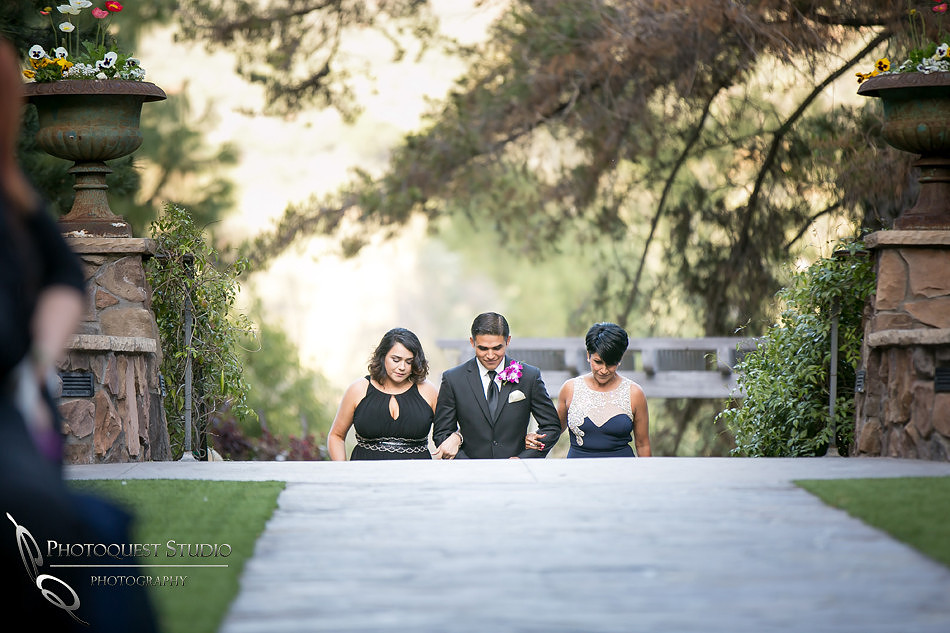 entering the ceremony
