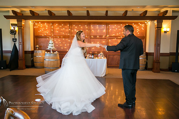 Wedding Photo at Temecula Winery, Wiens Family Cellars and Pechanga Casino by Temecula Wedding Photographer Britney & Joe
