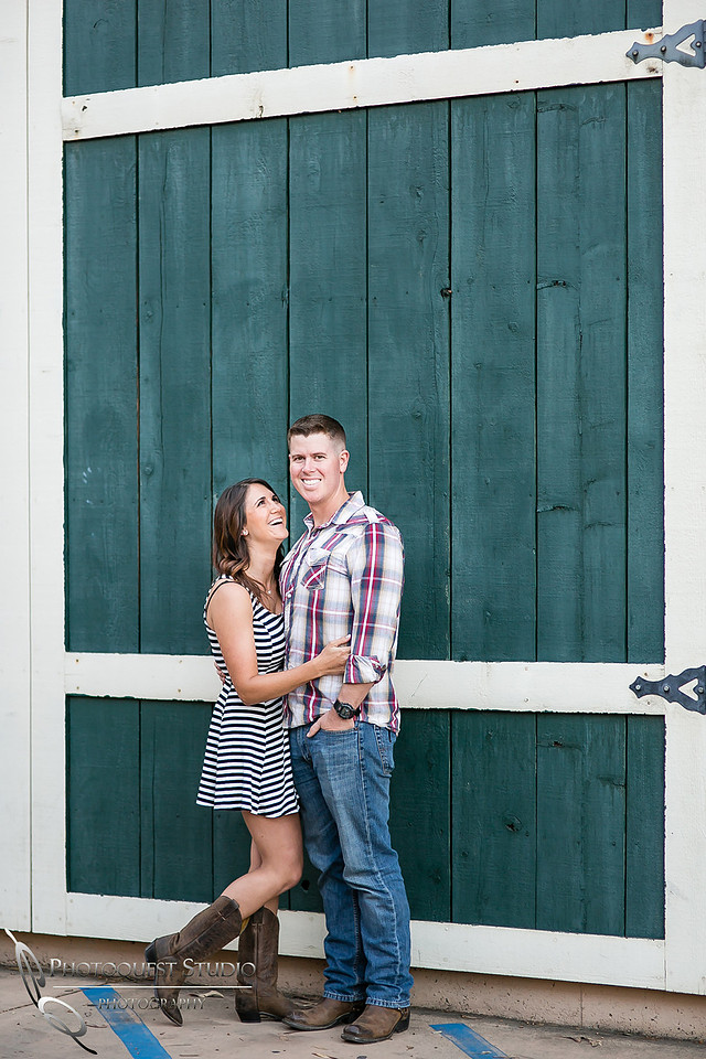 Engagement Photo at Wiens Temecula Winery & Old Town - Amanda & Jonathon