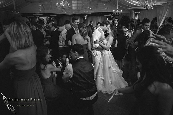 Just the two of us, Bride and Groom on the dance floor by Temecula Wedding Photographer