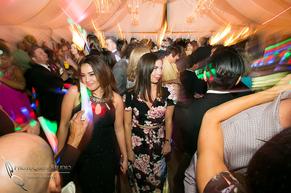 party time at fallbrook wedding