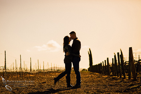 Engagement Photo at Wiens Temecula Winery & Old Town - Amanda & Jonathon
