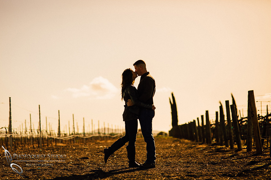 Engagement Photo at Wiens Temecula Winery & Old Town - Amanda & Jonathon