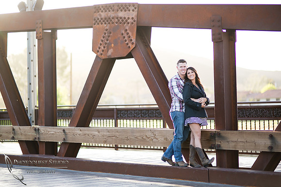 Engagement Photo at Wiens Temecula Winery & Old Town - Amanda & Jonathon