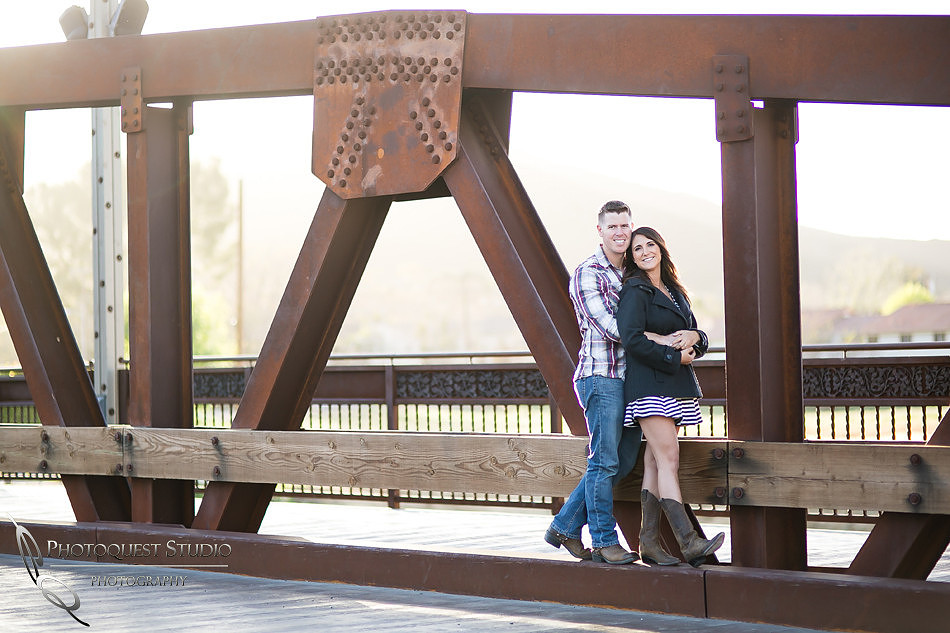 Engagement Photo at Wiens Temecula Winery & Old Town - Amanda & Jonathon