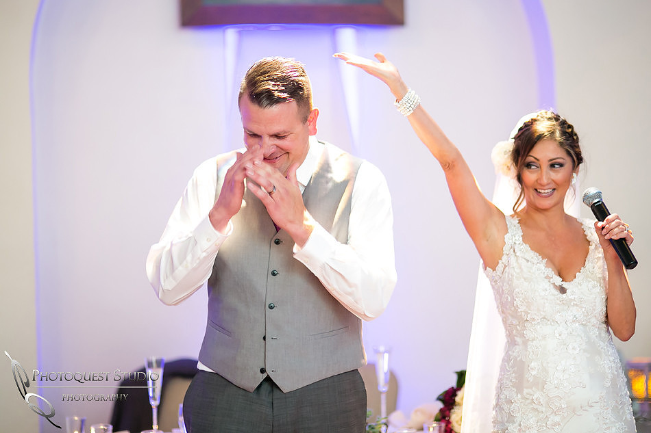 Bride surprised Groom at Mission Inn Hotel Wedding by Temecula Wedding Photographer