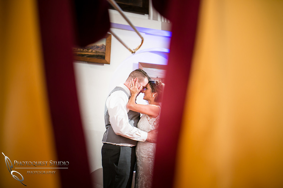 Lovely moment at mission inn hotel wedding