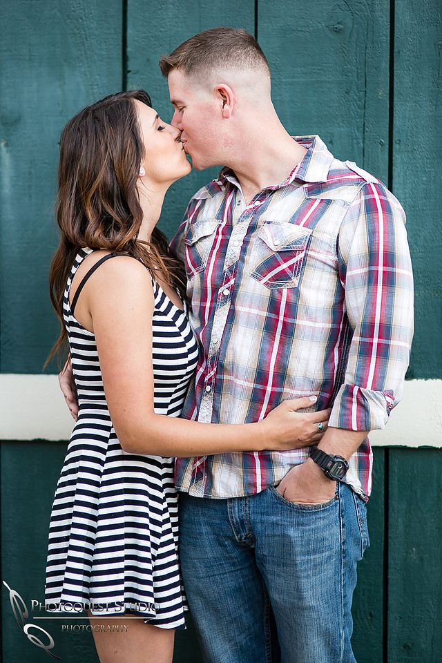 Engagement Photo at Wiens Temecula Winery & Old Town - Amanda & Jonathon