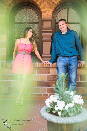 Mission Inn Hotel, Fairmount Park Engagement Photo Davina & Steve