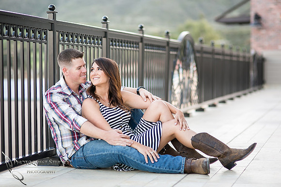 Engagement Photo at Wiens Temecula Winery & Old Town - Amanda & Jonathon