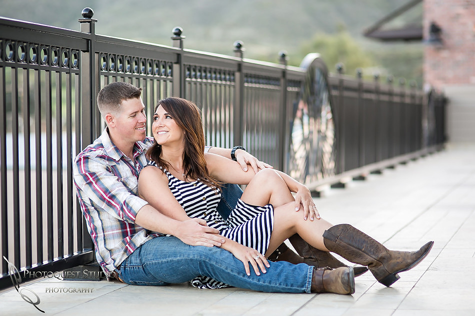 Engagement Photo at Wiens Temecula Winery & Old Town - Amanda & Jonathon