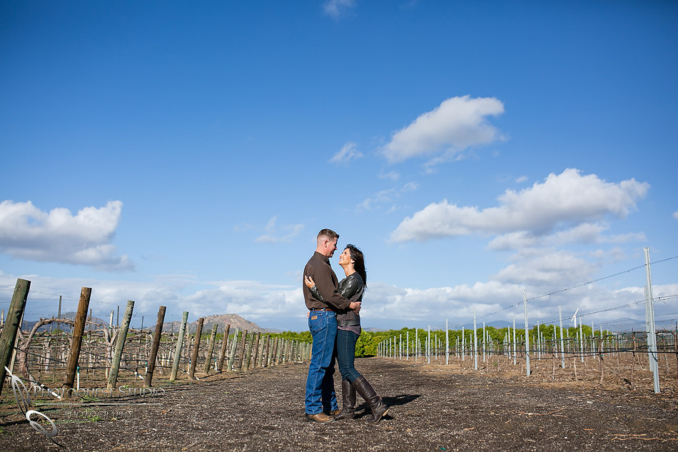 Engagement Photo at Wiens Temecula Winery & Old Town - Amanda & Jonathon