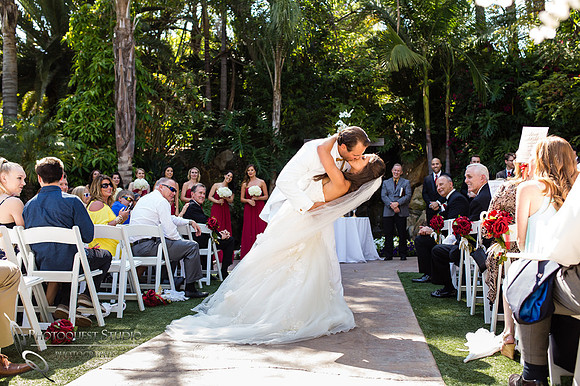 the 2nd kiss at Grand Tradition Estate Fallbrook by Temecula Wedding Photographer