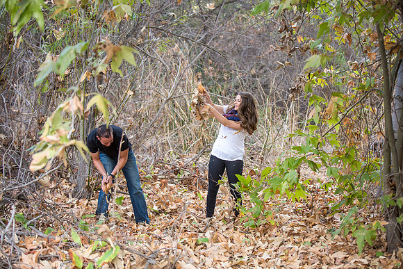 Southern California Engagement with nature in fall Photos in Fallbrook, San Diego by Temecula Winery Wedding Photographer, Sarah & Shawn