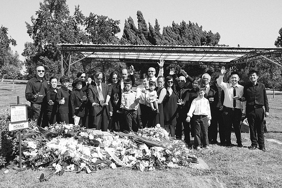 TL's Mom Funeral - B&W-276