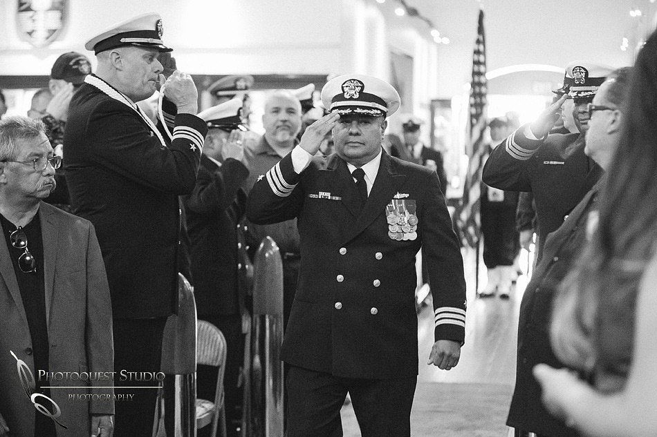 Commander Mata Retirement Ceremony at The Veterans Museum, Memorial Center,  Balboa Park, San Diego by Temecula Wedding Photographer