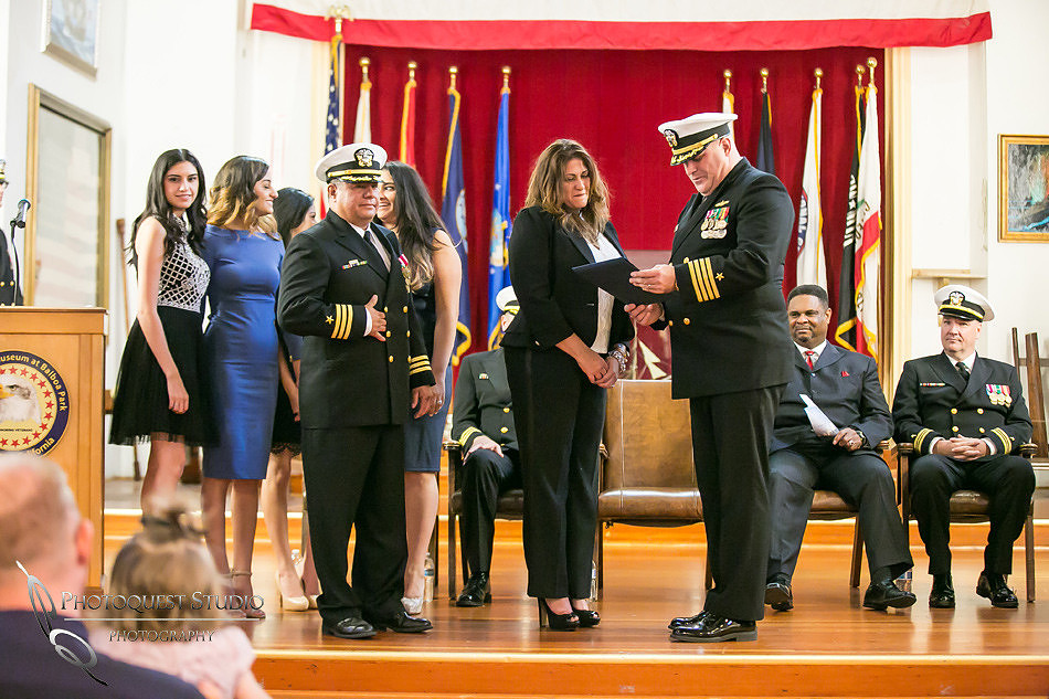 Commander Mata Retirement Ceremony at The Veterans Museum, Memorial Center,  Balboa Park, San Diego by Temecula Wedding Photographer