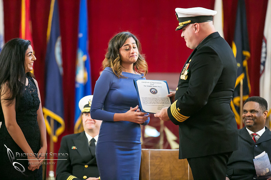 Commander Mata Retirement Ceremony at The Veterans Museum, Memorial Center,  Balboa Park, San Diego by Temecula Wedding Photographer