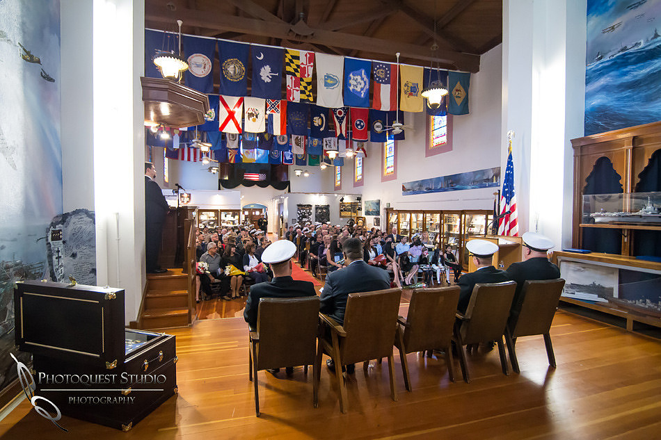 Commander Mata Retirement Ceremony at The Veterans Museum, Memorial Center,  Balboa Park, San Diego by Temecula Wedding Photographer