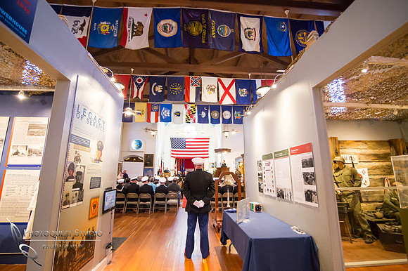 Commander Mata Retirement Ceremony at The Veterans Museum, Memorial Center,  Balboa Park, San Diego by Temecula Wedding Photographer