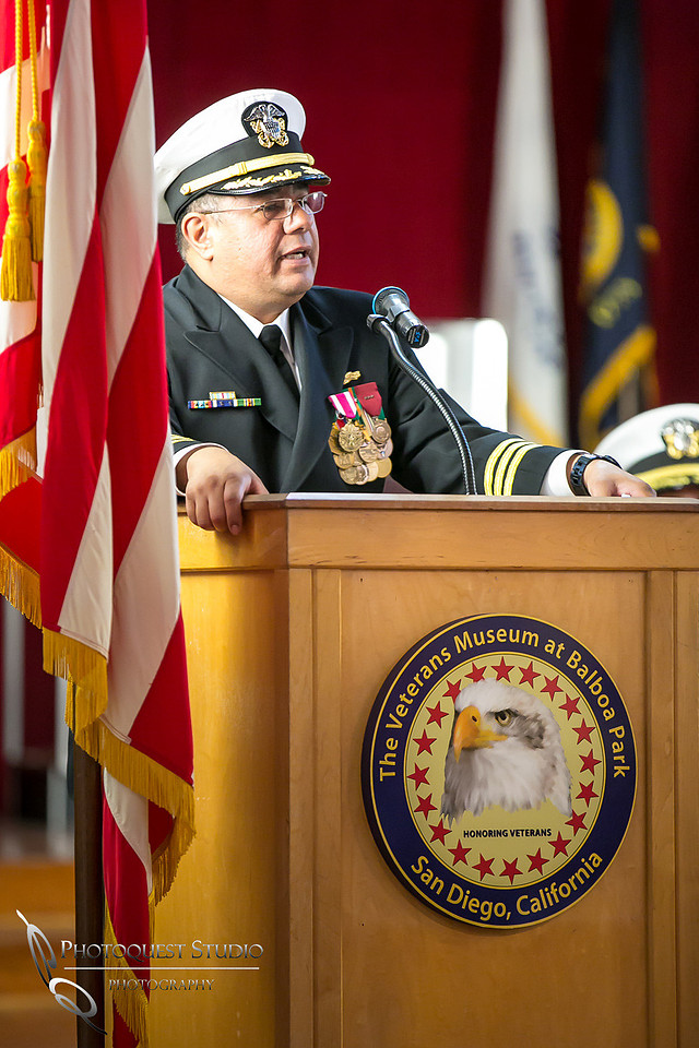 Commander Mata Retirement Ceremony at The Veterans Museum, Memorial Center,  Balboa Park, San Diego by Temecula Wedding Photographer