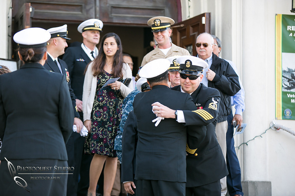 Commander Mata Retirement Ceremony at The Veterans Museum, Memorial Center,  Balboa Park, San Diego by Temecula Wedding Photographer