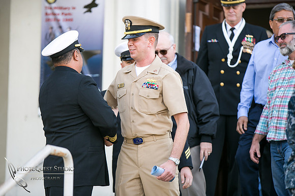 Commander Mata Retirement Ceremony at The Veterans Museum, Memorial Center,  Balboa Park, San Diego by Temecula Wedding Photographer