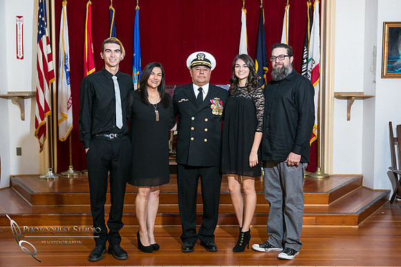 Commander Mata Retirement Ceremony at The Veterans Museum, Memorial Center,  Balboa Park, San Diego by Temecula Wedding Photographer