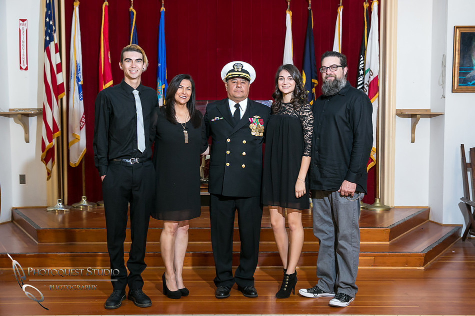 Commander Mata Retirement Ceremony at The Veterans Museum, Memorial Center,  Balboa Park, San Diego by Temecula Wedding Photographer