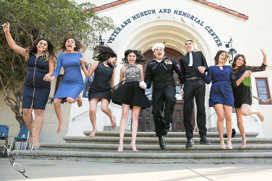 Commander Mata Retirement Ceremony at The Veterans Museum, Memorial Center,  Balboa Park, San Diego by Temecula Wedding Photographer