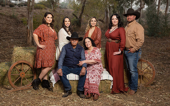 Three generations family photo in Riverside, California, Mariana's Family-270