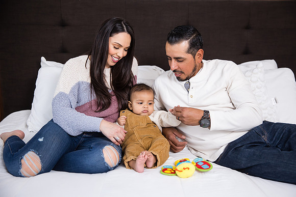 Three generations family photo in Riverside, California, Mariana's Family-23