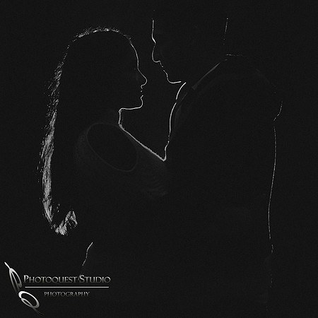 Love in the dard by Temecula wedding photographer