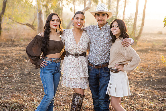 Three generations family photo in Riverside, California, Mariana's Family-162