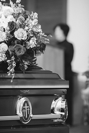 TL's Mom Funeral - B&W-71