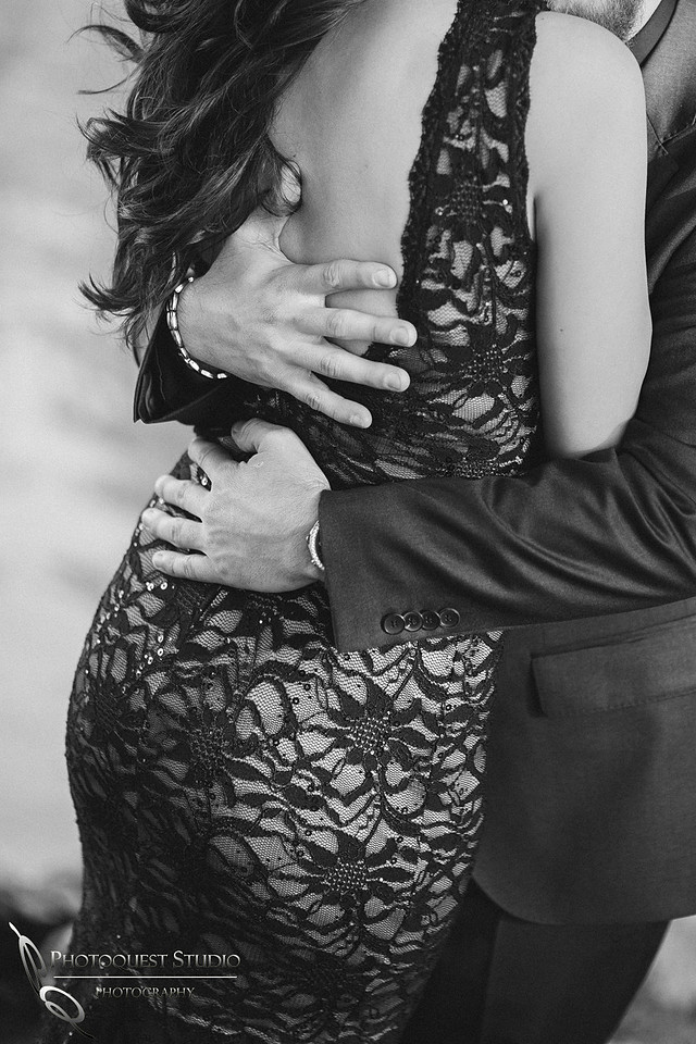 holding her inthe hands of love