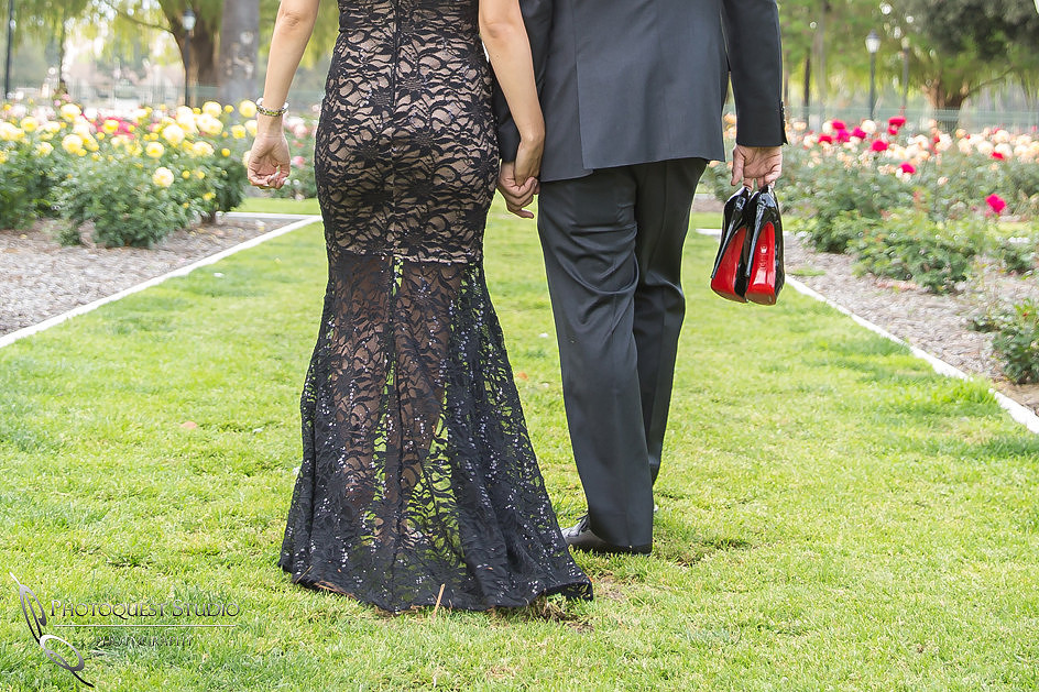 hand in hand and Christian Louboutin, wedding photographer in temecula