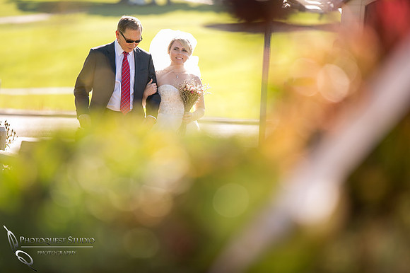 Beautiful Bride and her Father by Temecula, Fallbrook wedding photographer
