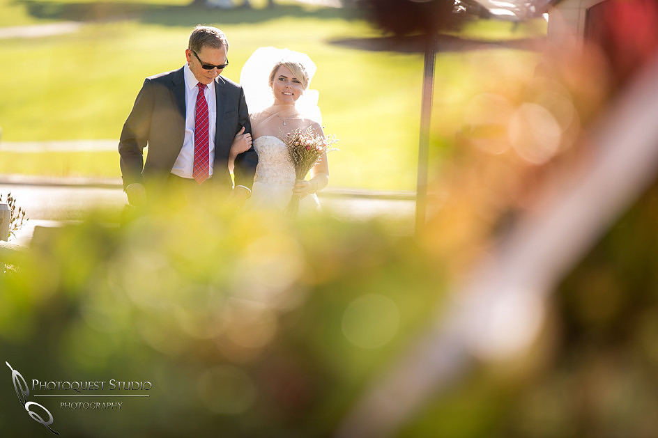 Beautiful Bride and her Father by Temecula, Fallbrook wedding photographer