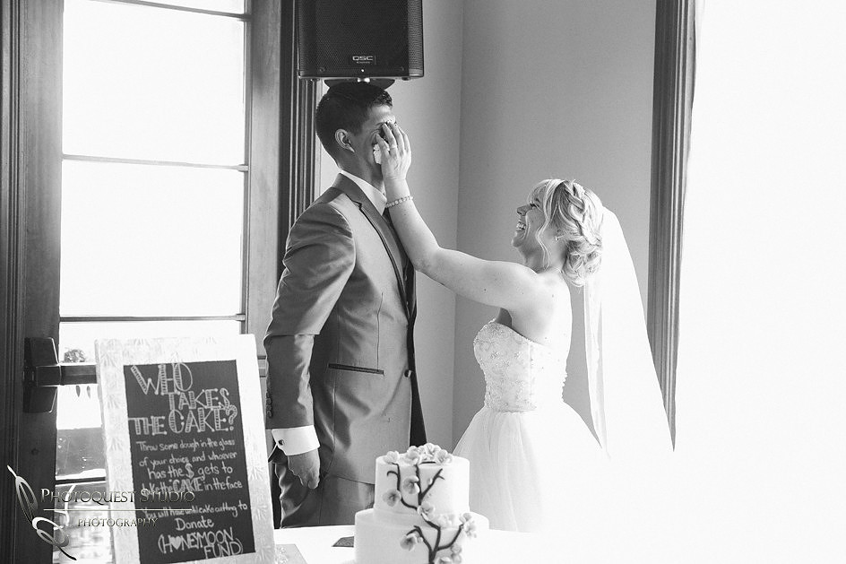 Cake fight, Temecula wedding photographers