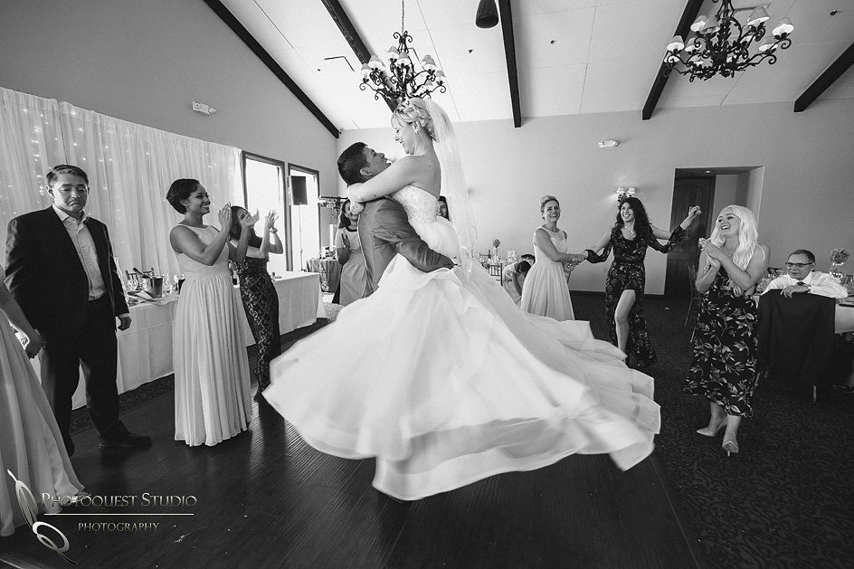 Dancing like a beautiful swans, Temecula wedding photographer at Wedgewood San Clemente
