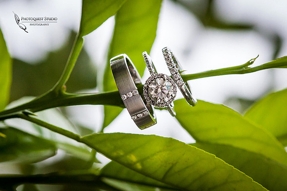 Diamond ring by wedding photographers in temecula