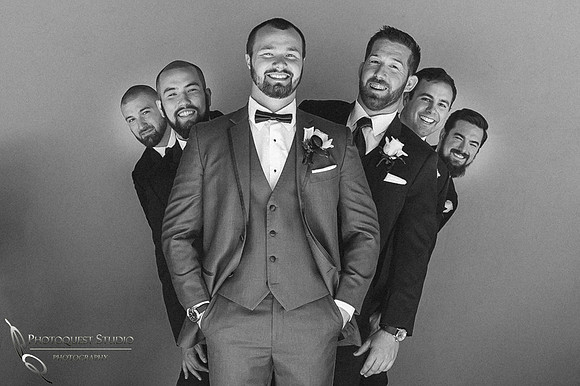 Groom and Groomsmen funny photo, Temecula Wedding Photographer