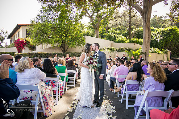Temecula, Pomona Wedding Photographer, the second kiss