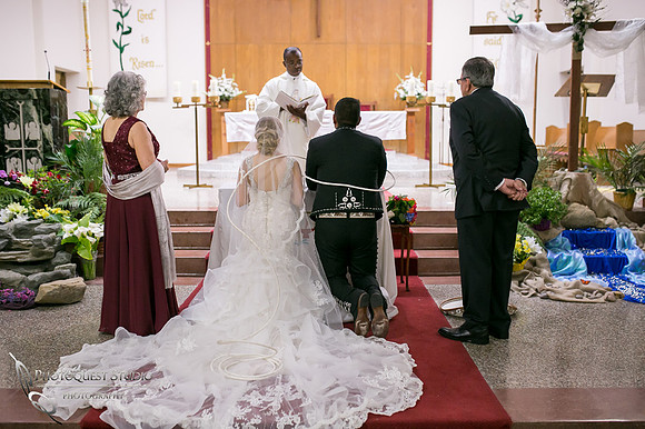 Wedding Photographer in Temecula, Riverside documented Mexican Traditional Church Wedding